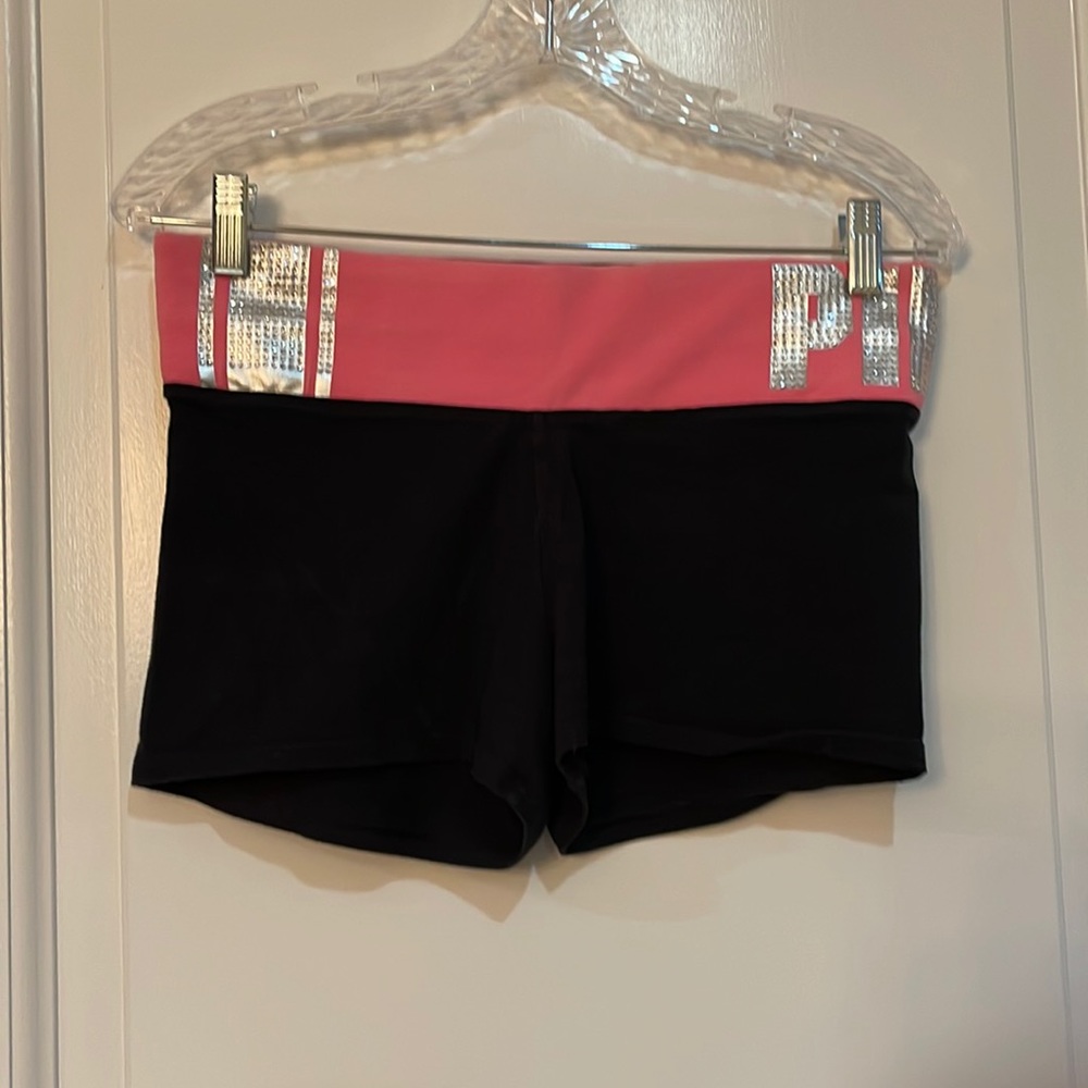 Pink Victoria’s secret athletic shorts